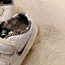 Белые кожаные теннисные туфли Nike № 23. (фото #3)
