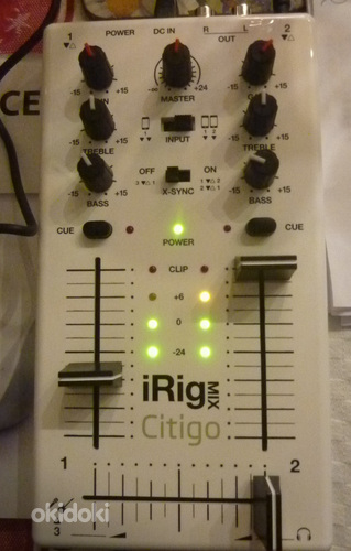 MIXER DJ PULT VÕIMENDI IRIG MIX MOBIILNE KOMPAKTNE UUS