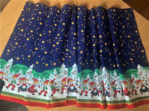 Uus jõulu ülakardin K 60 cm x L 206 cm (2 foto / 8)