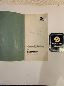 Антик. эл. шв. машина DÜRKOPP в чехле 1954г (6 фото из 9)