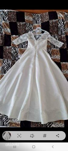 Свадебное платье, С/М(после химчистки) (фото #3)