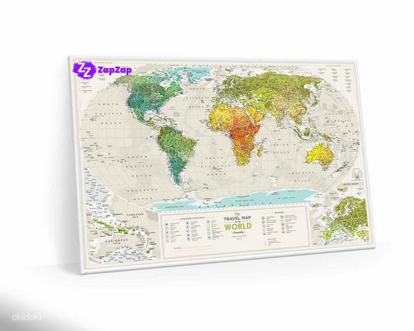 Скретч карта мира Geography world (фото #2)