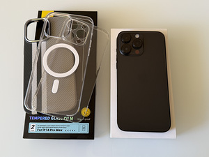 iPhone 14 Pro Max 128GB, uueväärne, karp + tarvikud (1 foto / 5)