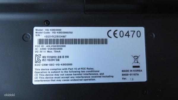 Samsung VG-KBD2000 Smart TV bluetoooth klaviatuur (foto #4)