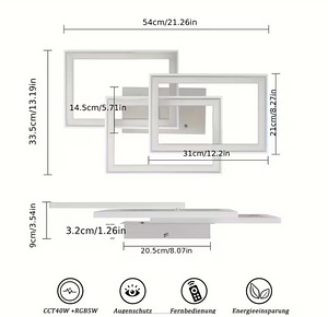 M: 45W RGB puldiga juhtiv LED laelamp (4 foto / 10)