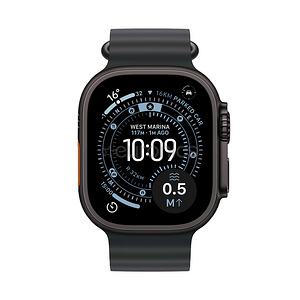 Apple Watch Ultra 3 49mm Black Ti Black Ocean Band (1 foto / 2)
