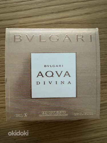 Bvlgari AQVA DIVINA EDT, 40 мл (~38 мл)