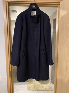 НОВЫЙ !! Пальто 2XL, темно-синее (1 фото из 4)