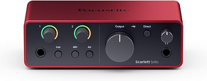 Focusrite Scarlett Solo 4th Gen USB Audio Interface (1 foto / 1)