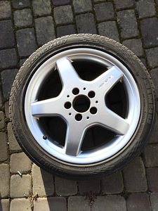 17 " MB AMG erilaiused veljed rehvidega 5x112 7,5" ja 8,5" (6 foto / 9)