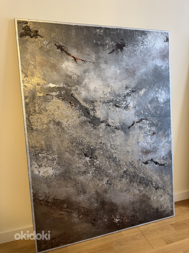 Interjööri maal, akrüül / akrüül abstraktne kunst 130x97