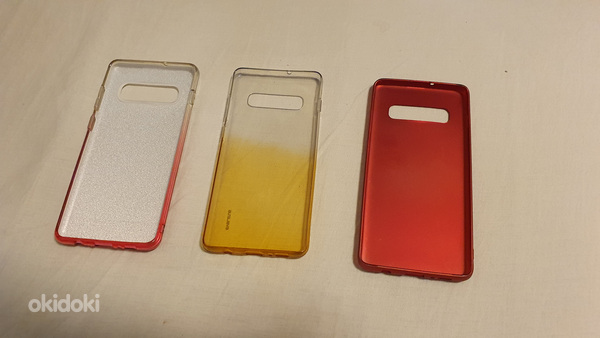 Чехлы Samsung Galaxy S10+ силиконовые - в отличном состоянии (фото #1)