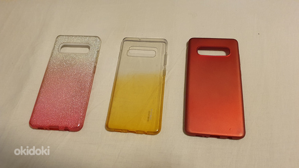 Чехлы Samsung Galaxy S10+ силиконовые - в отличном состоянии (фото #2)