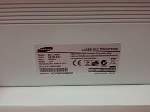 Juhtmeta laserprinter Samsung SCX-3400 (kasutatud) (4 foto / 7)