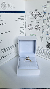 Uus kuldne sõrmus 14K(585) 1,8g 0,80ct (3 foto / 4)