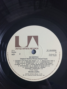 Frank Zappa "200 motels" 2LP (4 foto / 6)