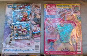 Журналы Barbie и Frozen