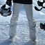 Брюки для сноуборда женские белые Volcom (S) (фото #1)