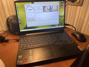 Sülearvuti Lenovo Gaming 3, Ryzen5, 8GB RAM, 512GB, GTX1650 (1 foto / 3)