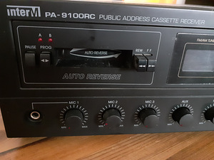 INTER M PA-9100RS Public address cassette receiver (2 foto / 8)