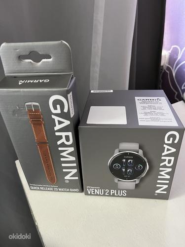 Garmin Venu 2 Plus + кожаный ремешок (фото #1)