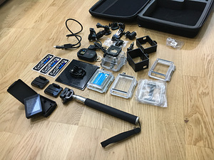 Gopro 3 black edition крепления + пульт + экран (3 фото из 3)