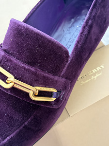 Suede loafers BURBERRY (2 foto / 4)