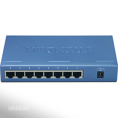 8-портовый 10/100 Ethernet-коммутатор (switch) (фото #3)