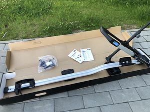 Thule UpRide 599 jalgrattahoidik katuseraamile (3 foto / 10)