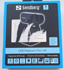 Veebikaamera 4K HD Sandberg USB Web am Pro+ 4K