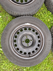 OPEL ASTRA 4x100 15" ДИСКИ + VREDESTEIN SNOWTRACS ШИНЫ (4 фото из 6)
