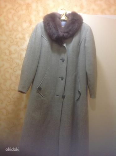 Новое зимнее шерстяное пальто. (фото #1)