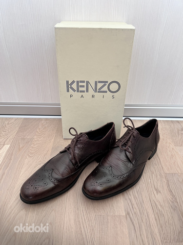 Кожаные туфли Kenzo размер 10 (размер 45) (фото #1)