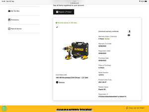 Дрель-шуруповерт DeWalt DCD790D2-QW (2 фото из 2)