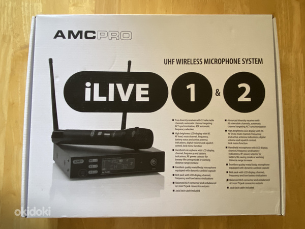 Raadiomikrofoni komplekt AMC iLive1 (foto #1)