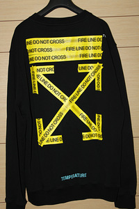 Vintage Off White “Fire Tape” Crewneck (4 foto / 9)
