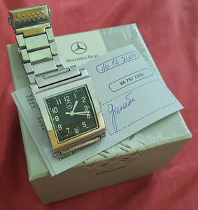 Stiilne kellad Mercedes Benz Chrome,karbis,nagu uus! (1 foto / 5)