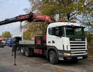 SCANIA R 144 GB CRANE PM48026 (2005 Y.)+JIBB