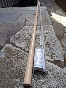 Kardinapuu 180cm ja kardina relss 172cm (1 foto / 2)