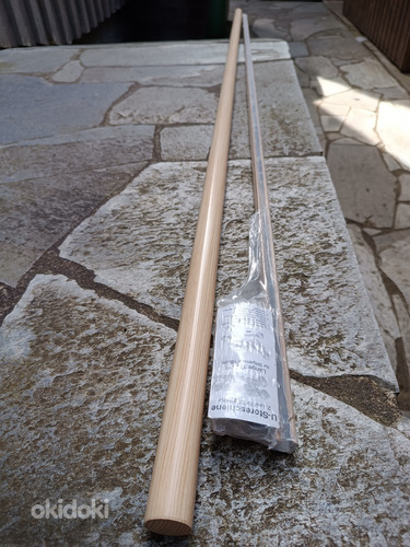 Kardinapuu 180cm ja kardina relss 172cm