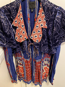 Блузка Anna Sui, размер S/M, шелк, оригинал