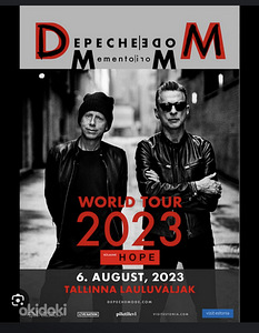 2 piletid Depeche Mode (1 foto / 1)