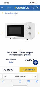 Mikrolaineahi grilliga Beko (1 foto / 3)