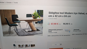 Laud / toolid 6 tk. (2 foto / 9)