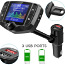 NULAXY Bluetooth FM Transmitter, FM with 1.8" Color (foto #1)