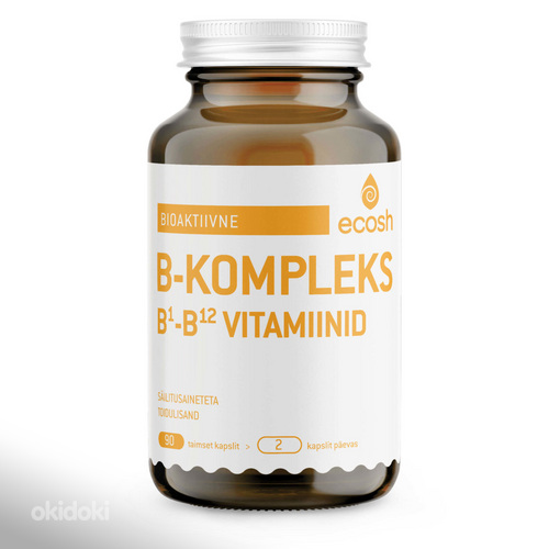 ECOSH КОМПЛЕКС витаминов группы В - биоактивный, 90 капсул, пленка (фото #1)