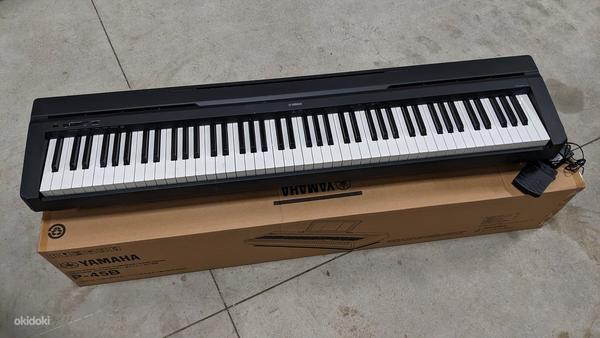 Электронное пианино YAMAHA P-45 + подставка STAGG KXS-15 (фото #1)