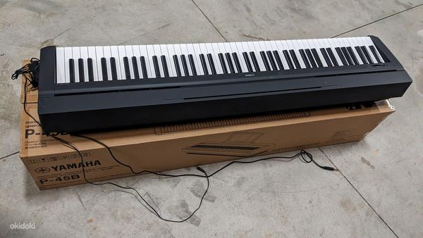 Электронное пианино YAMAHA P-45 + подставка STAGG KXS-15 (фото #2)