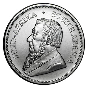 1 oz Lõuna-Aafrika Krugerrand hõbemünt (1 foto / 2)