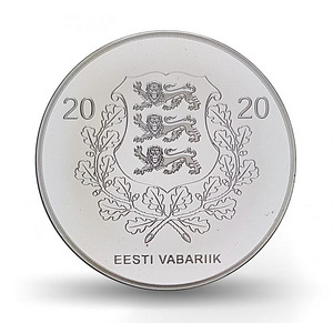 Jüri Jaakson 150 hõbemünt 15€ 2020 (2 foto / 3)